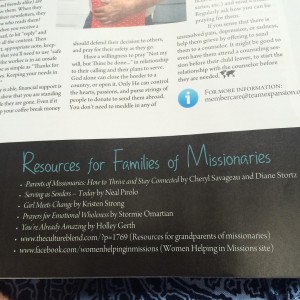 In a recent issue of Tell magazine